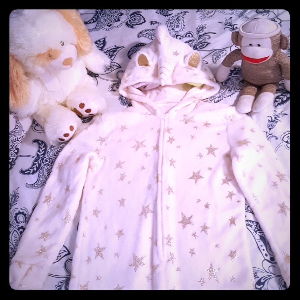 Girls Unicorn Onsie